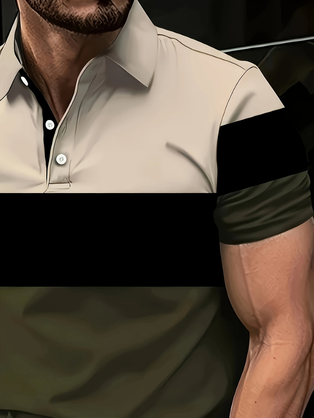 Theodore | Color-Block Short Sleeve Polo