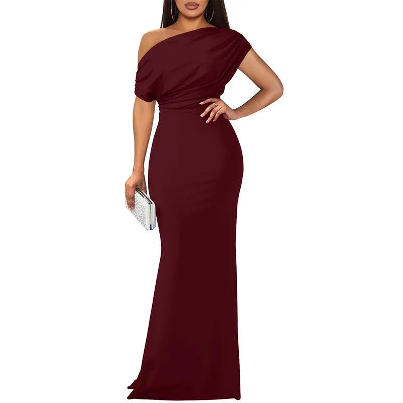 Rose | Elegant Off Shoulder Evening Dress