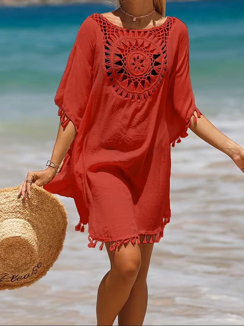 Marguerite | Crochet-Detail Beach Cover-Up