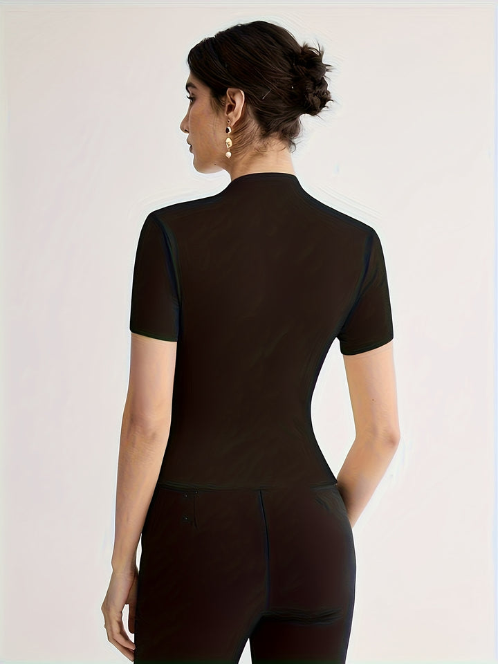 Larissa | Refined Mock-Neck Top