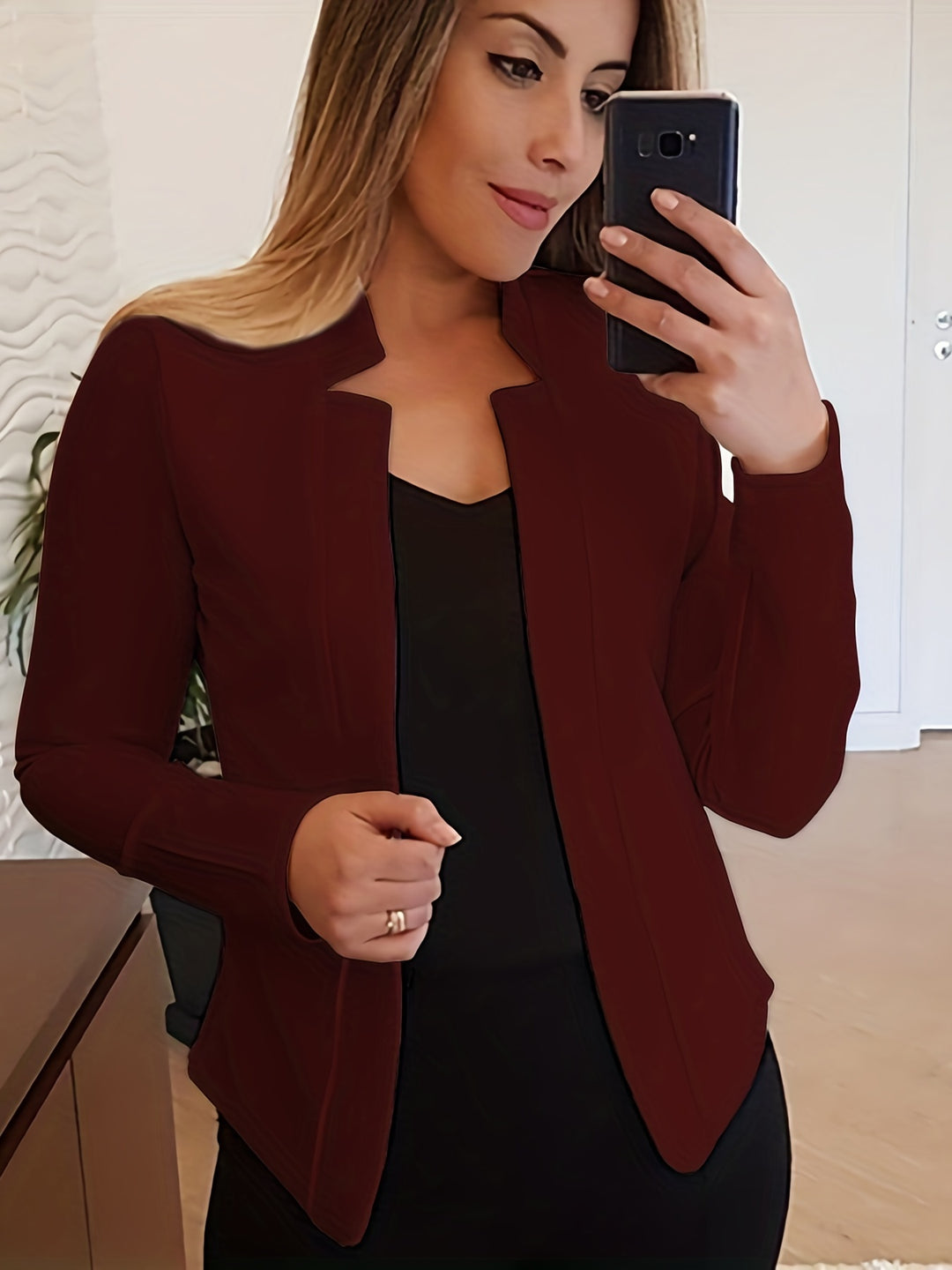 Yvonne | Open-Front Longline Jacket