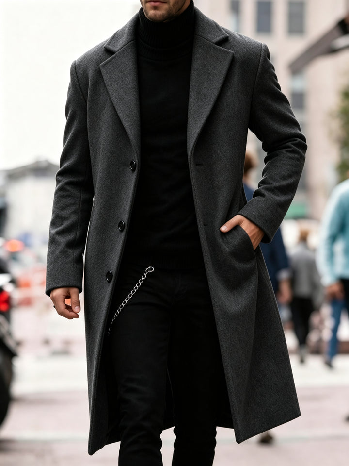 Nathanael | Tailored Longline Overcoat