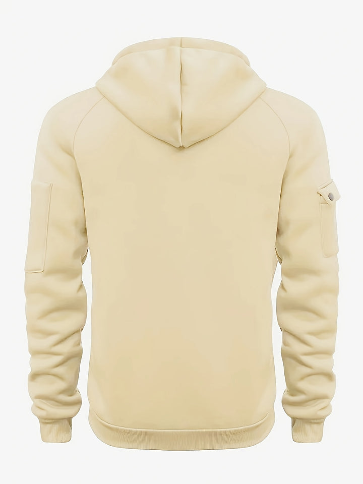 Brennan | Rugged Quarter-Zip Hoodie