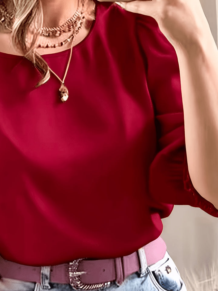 Maren | Refined Puff-Sleeve Blouse
