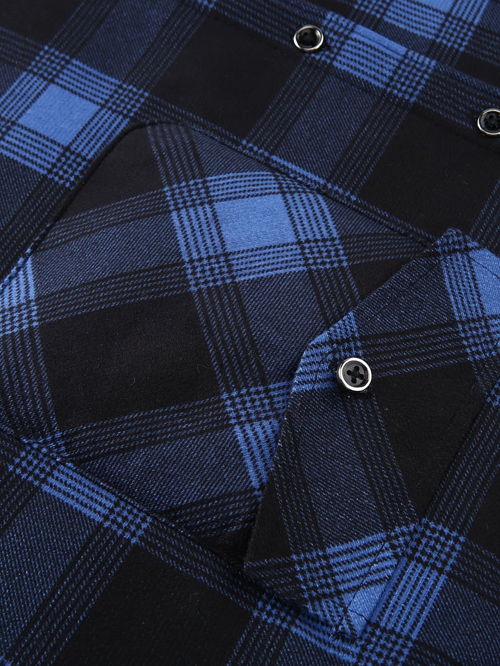 Clayton | Hooded Plaid Overshirt