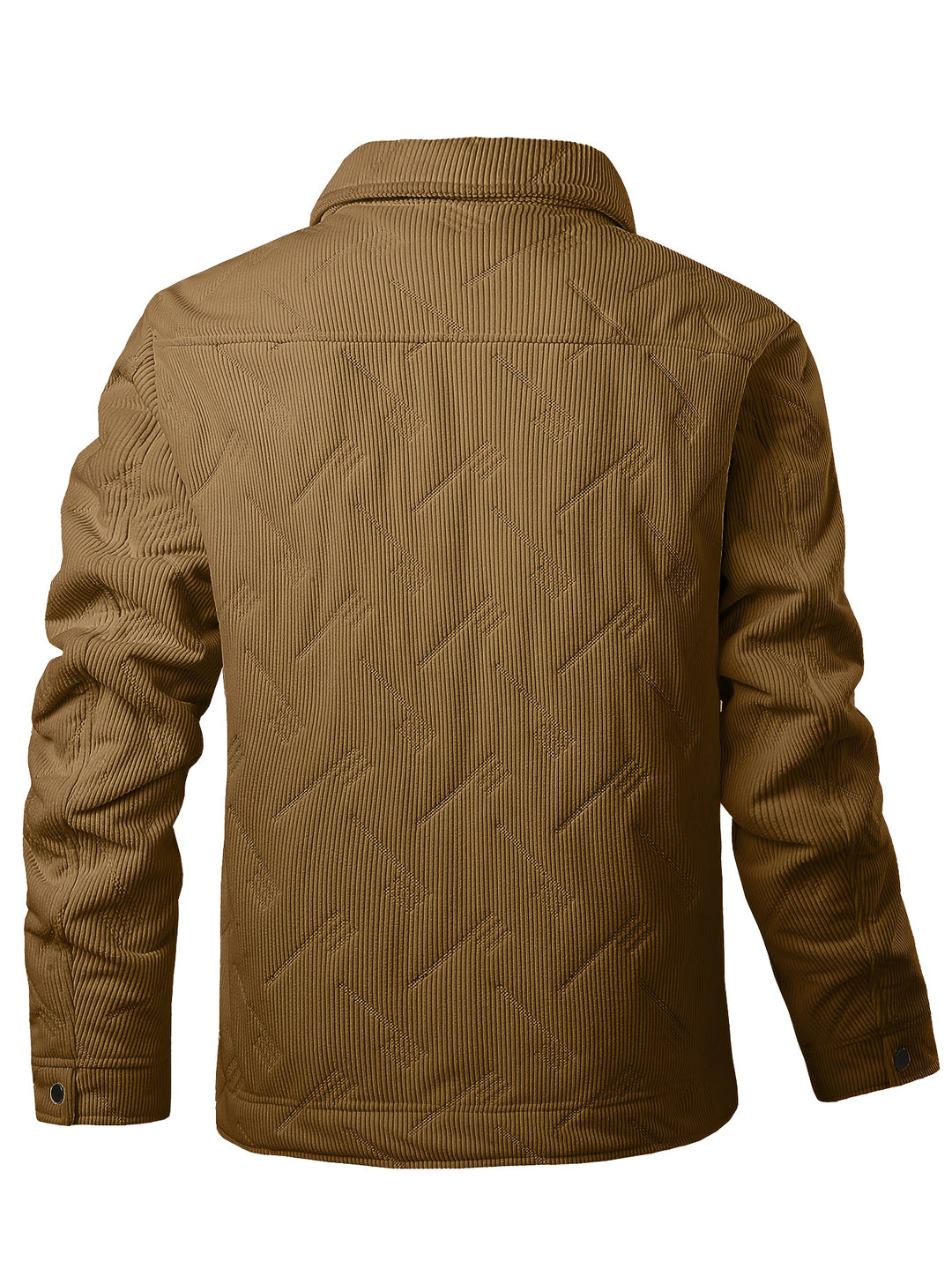 Dalton | Warm-Lined Ribbed Trucker Jacket