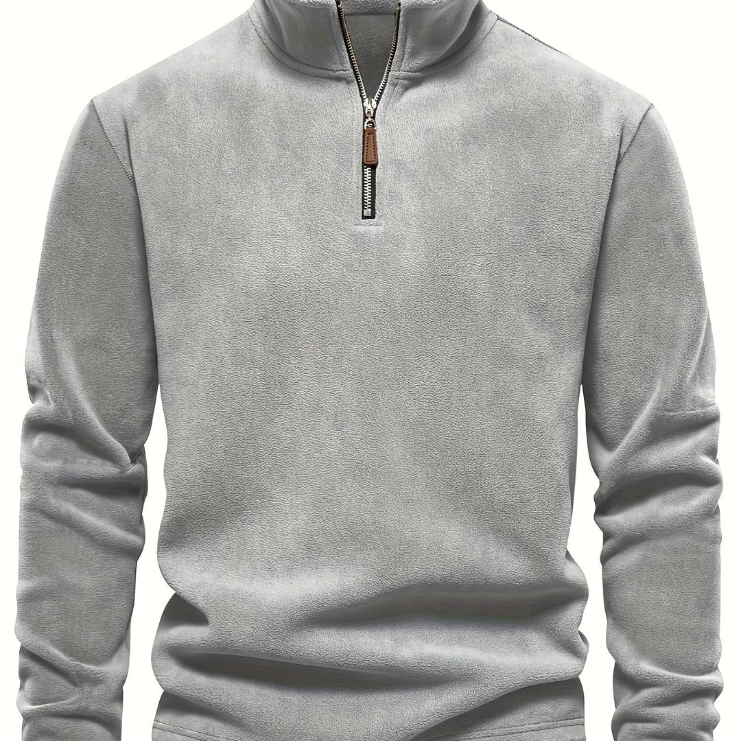 Fletcher | Stand-Collar Half-Zip Pullover