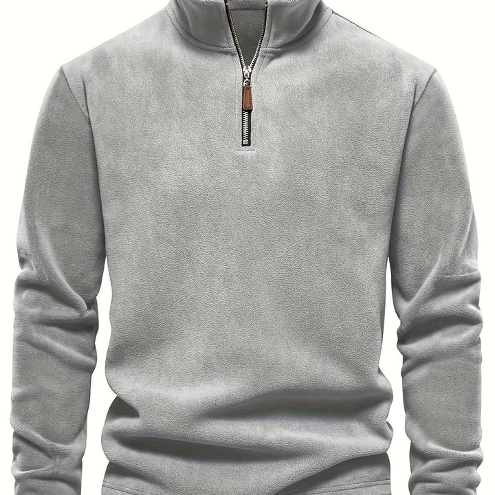 Fletcher | Stand-Collar Half-Zip Pullover