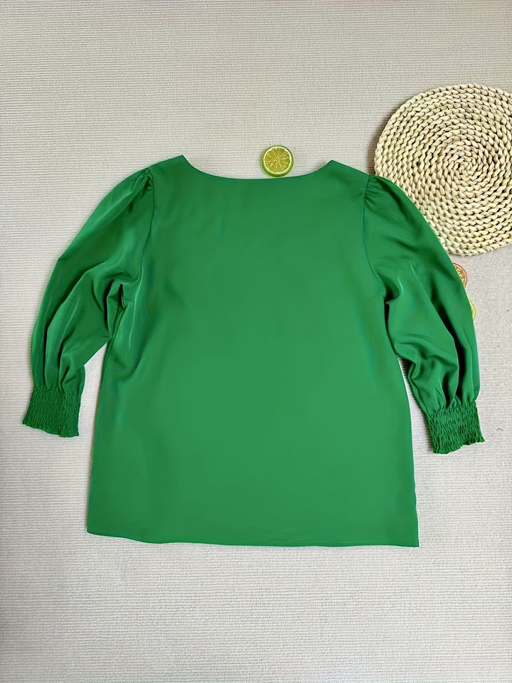 Maren | Refined Puff-Sleeve Blouse