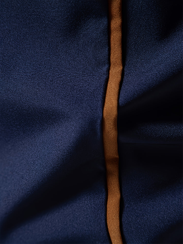 Harlan | Contrast-Trim Button-Up Shirt