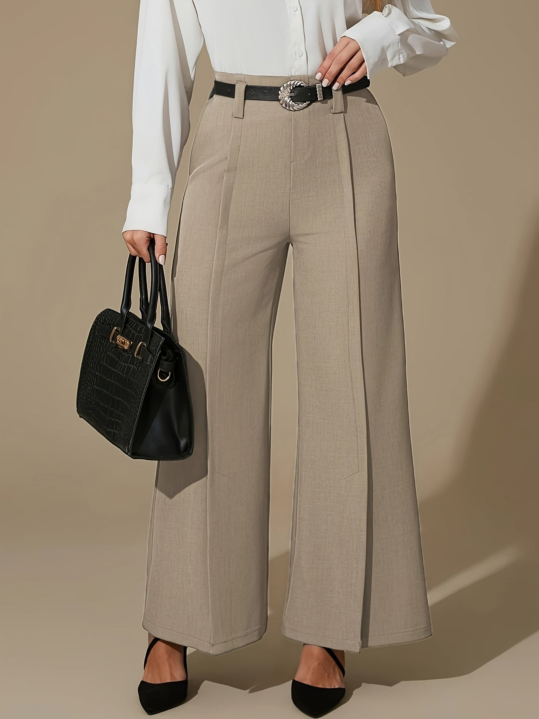 Leona | Wide-Leg Tailored Trousers