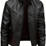 Garrison | Refined Stand-Collar Moto Jacket