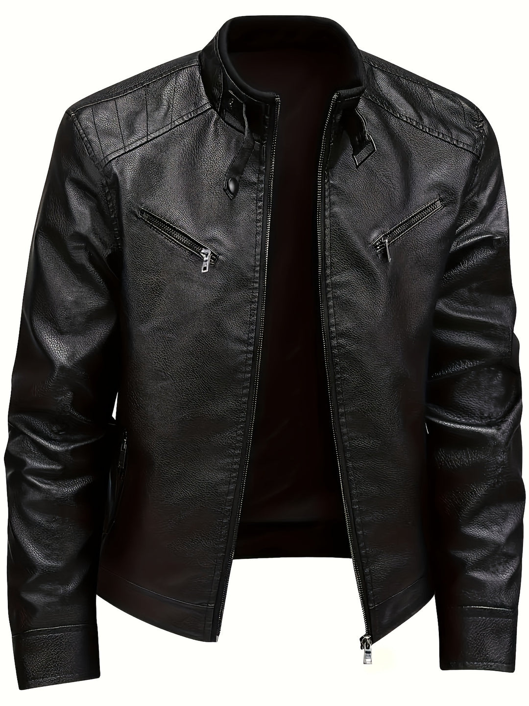 Garrison | Refined Stand-Collar Moto Jacket