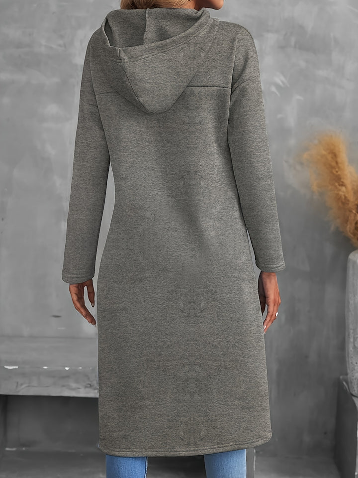 Gwendolyn | High-Low Drawstring Hoodie