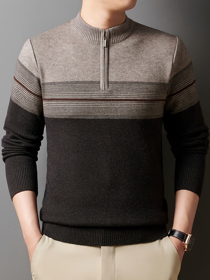 Gerard | Refined Zip-Neck Sweater