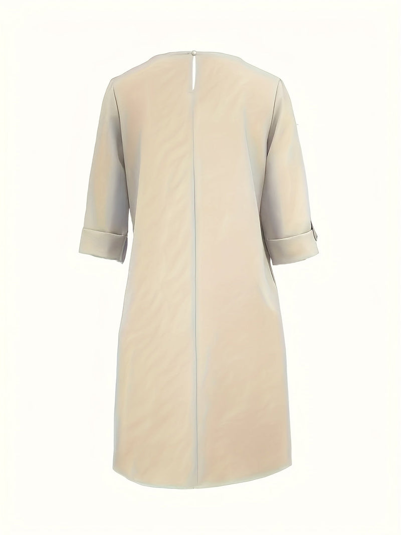 Eleanor | Comfortable Round Neck Dress