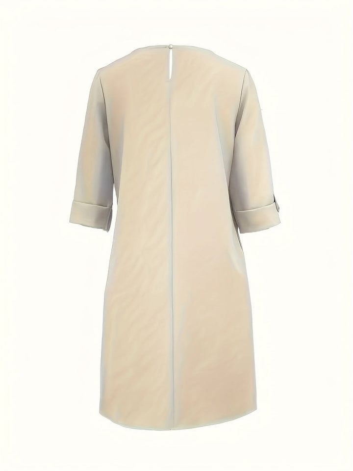 Eleanor | Comfortable Round Neck Dress