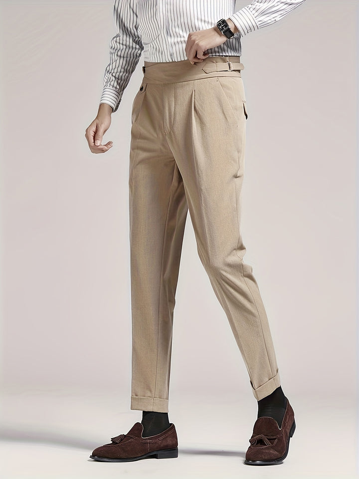 Alaric | Tailored Pleated Trousers
