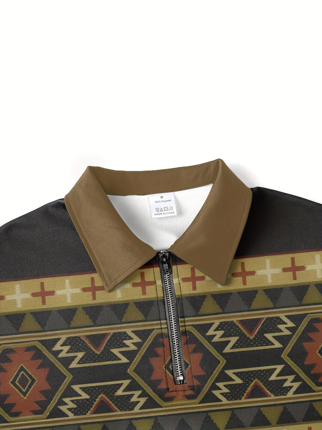 Wade | Southwest-Patterned Half-Zip Pullover