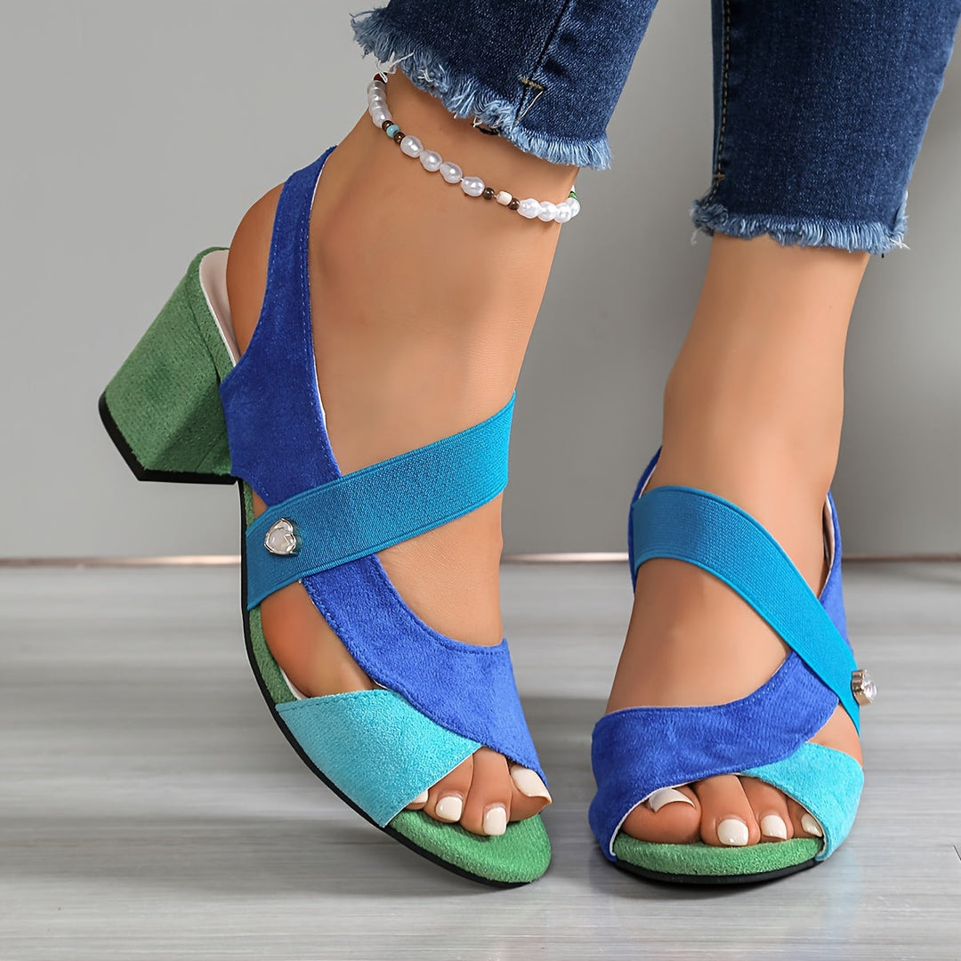Josephine | Cushioned Block Heel Sandals