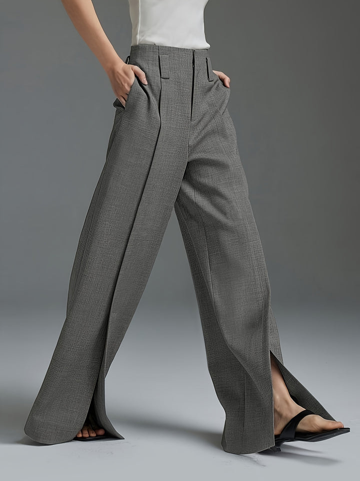 Leona | Wide-Leg Tailored Trousers
