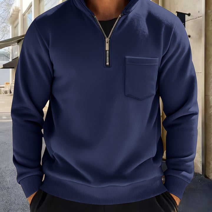 Donovan | Half-Zip Stand-Collar Pullover