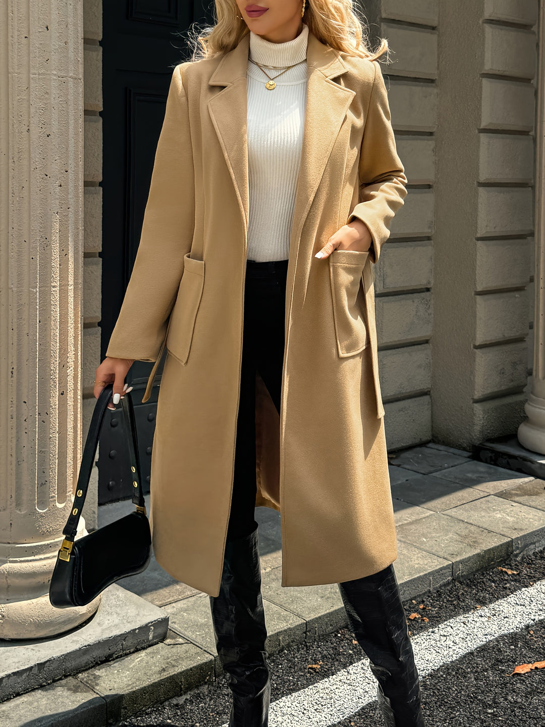 Loretta | Belted Longline Coat