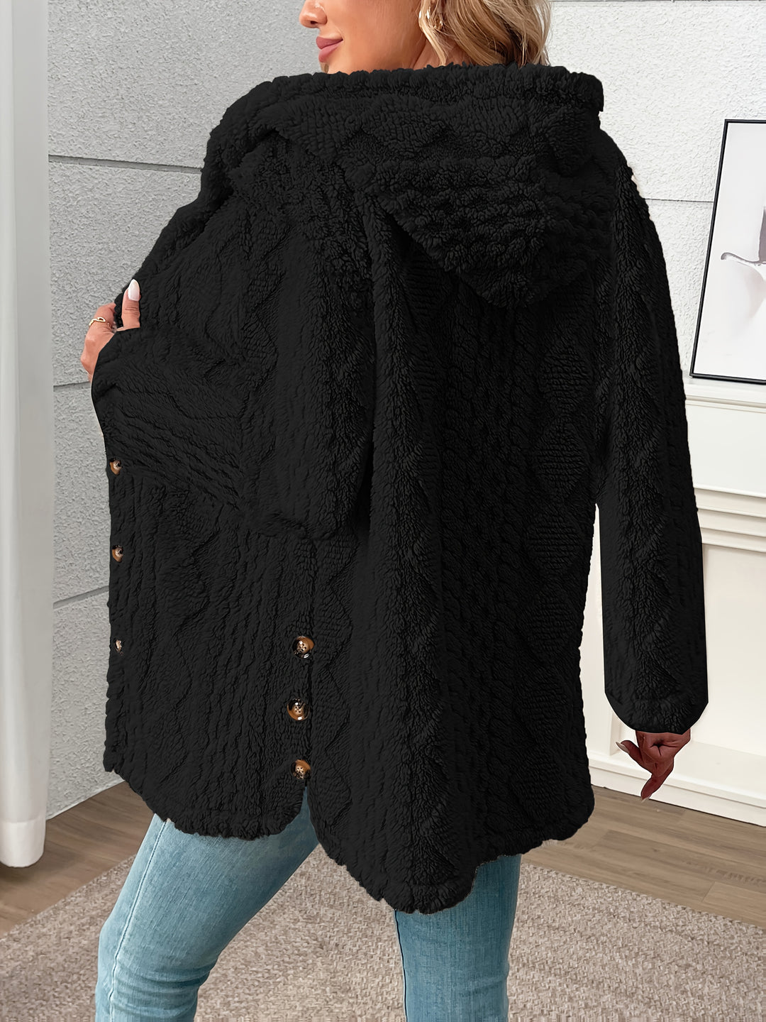 Marnie | Cozy Textured Hooded Jacket