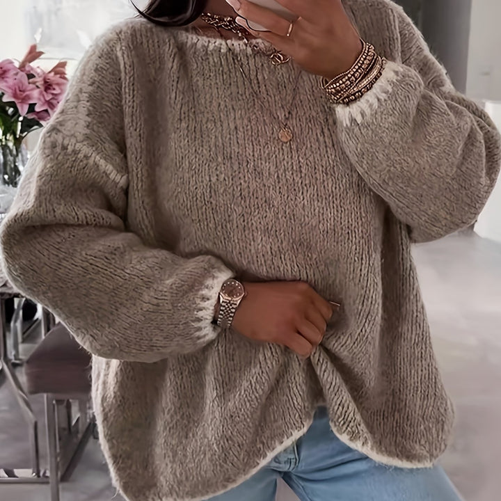 Cressida | Relaxed Boat Neck Sweater