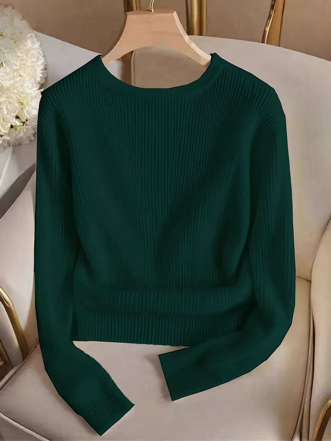 Sylvia | Refined Ribbed Top