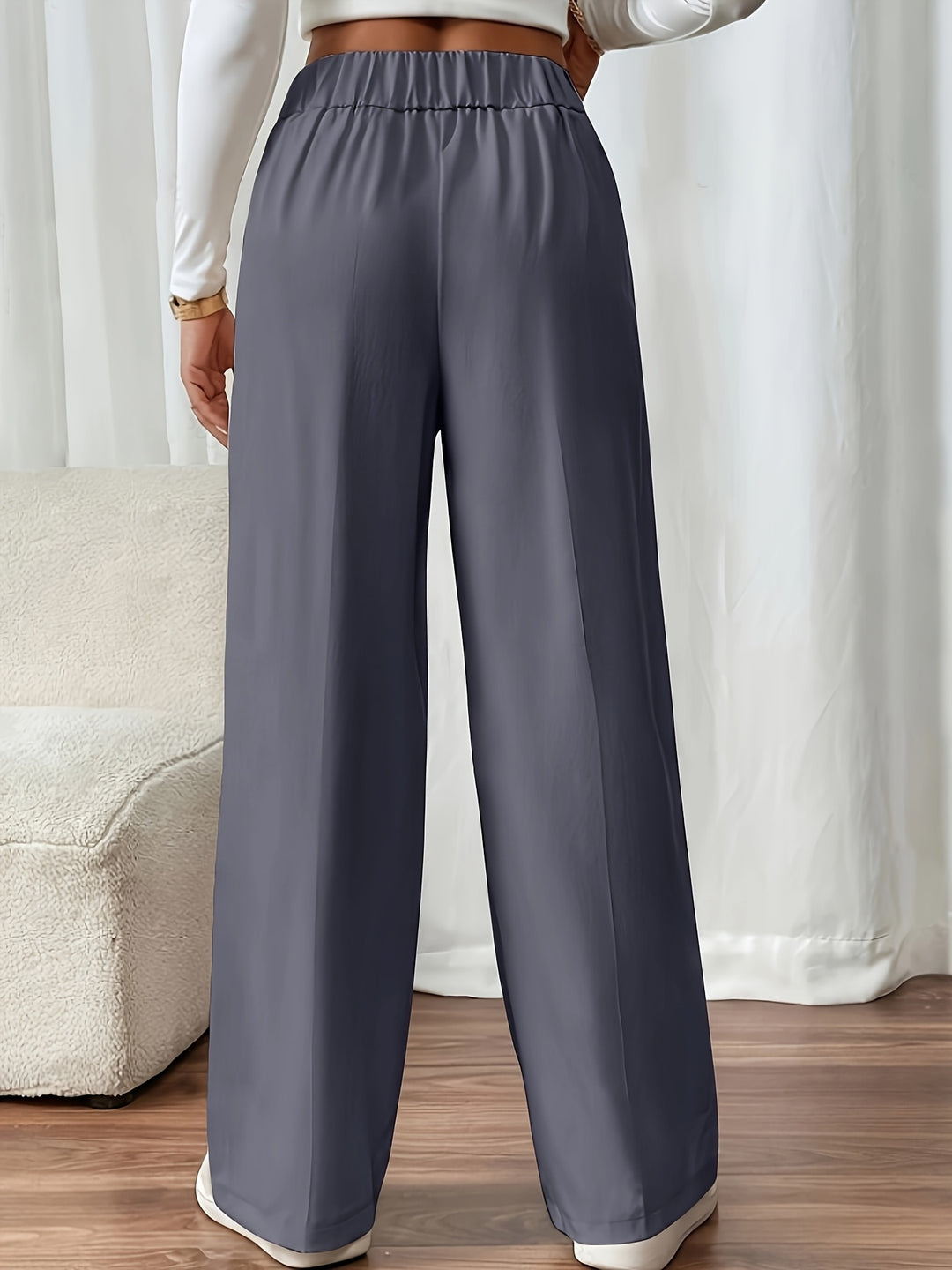 Adrienne | High-Waisted Wide-Leg Trousers