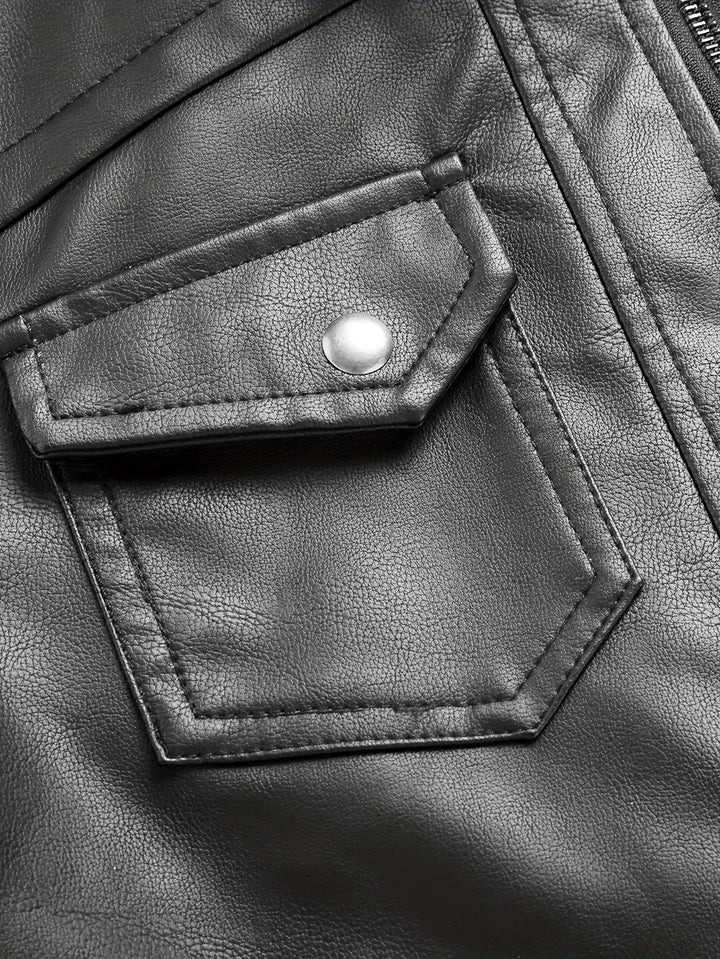 Dorian | Hooded Moto Jacket