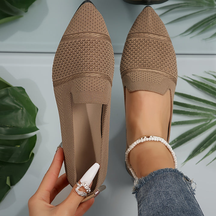 Delia | Pointed Comfort Flats