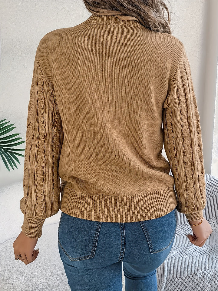 Marissa | Textured Cable-Knit Sweater