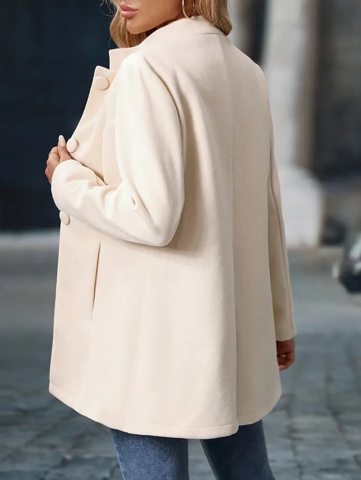 Camilla | Elegant Stand-Collar Coat