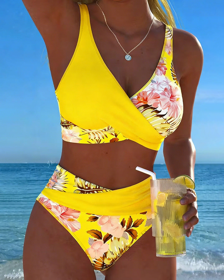 Vivienne | Floral Cut Out Bikini Set