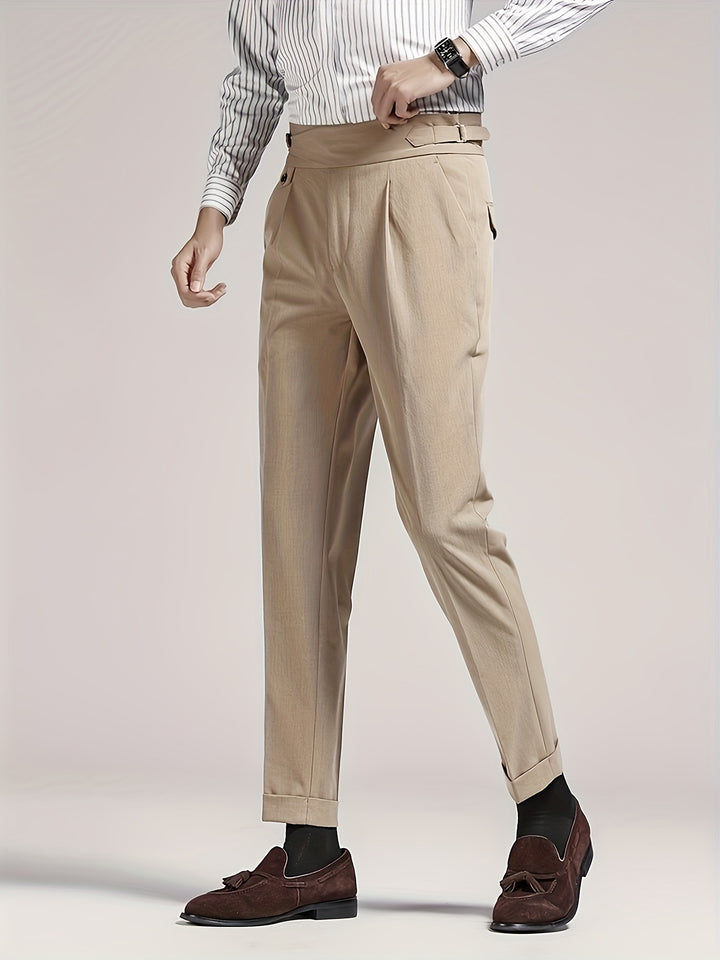 Alaric | Tailored Pleated Trousers