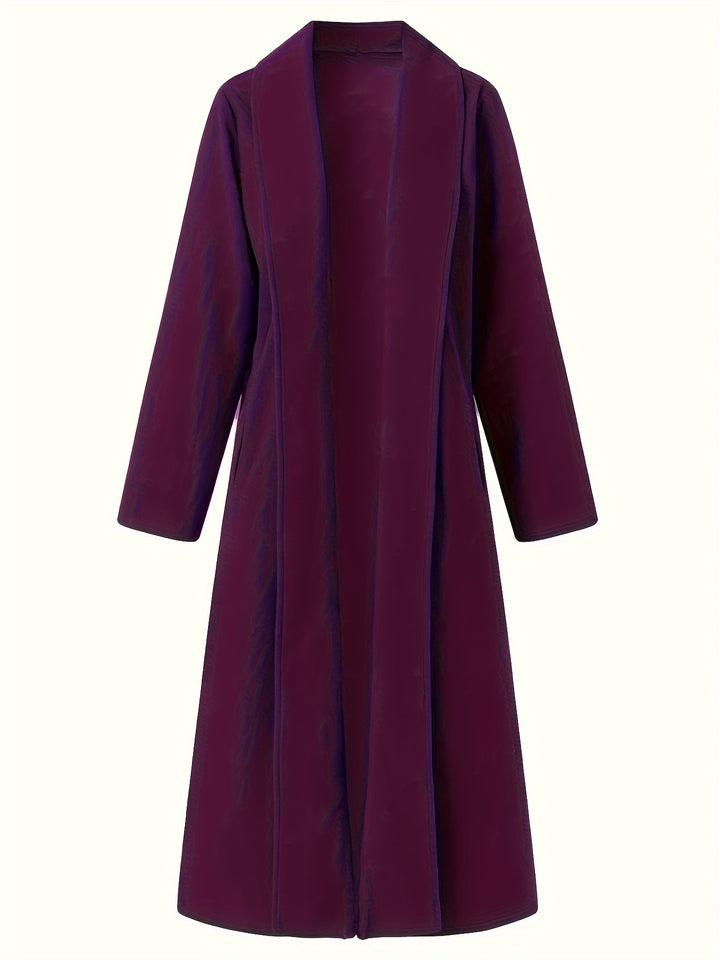 Tabitha | Floor-Length Draped Coat