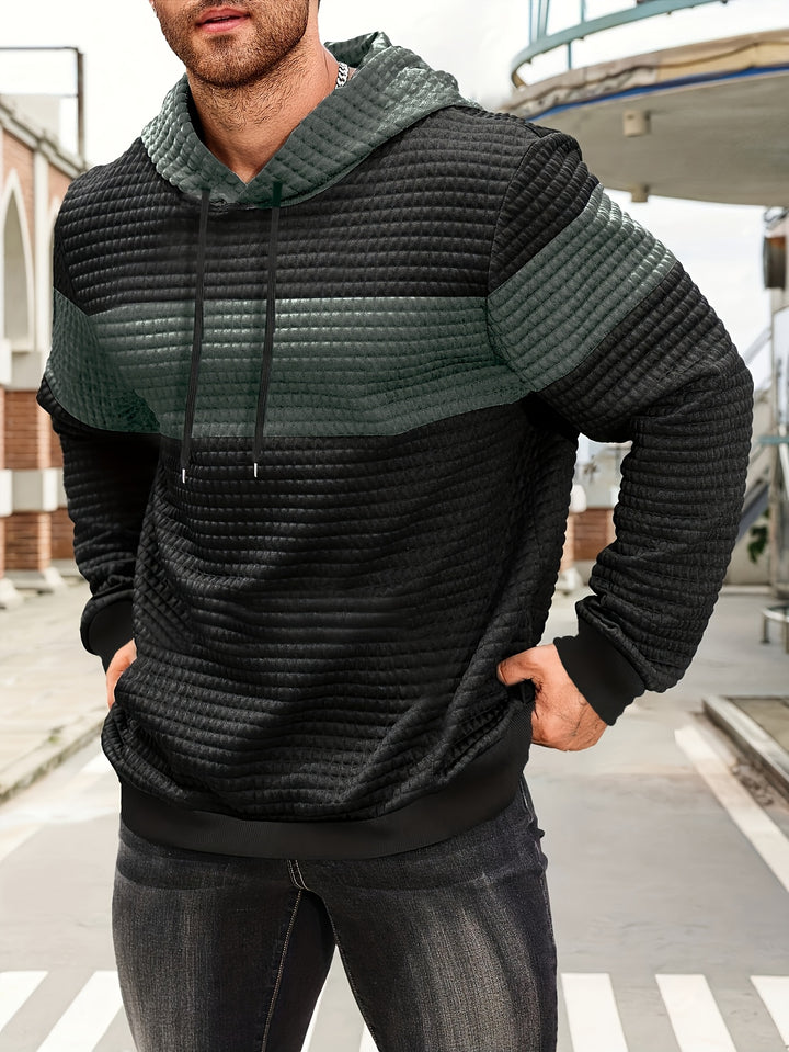 Braxton | Textured Pullover Hoodie