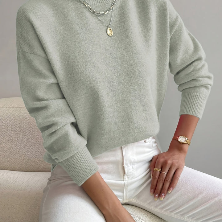 Annika | Refined Mock Neck Sweater