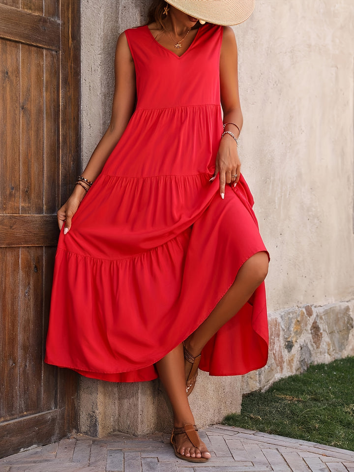 Marlena | Flowing Tiered Maxi Dress
