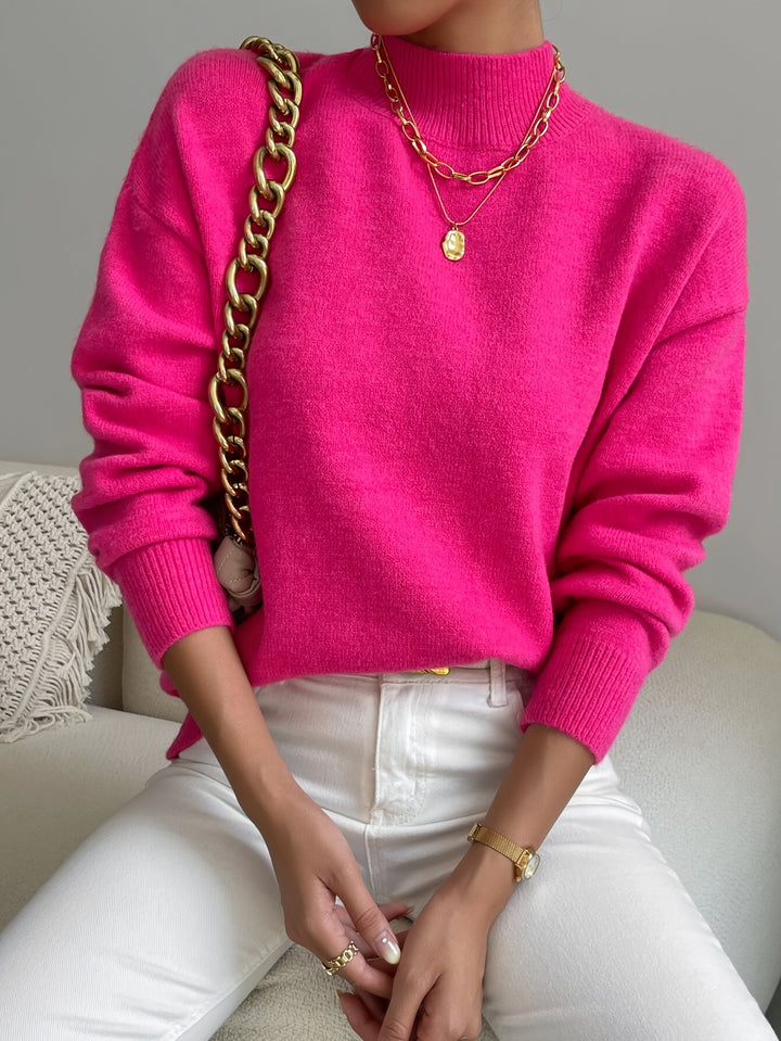 Annika | Refined Mock Neck Sweater