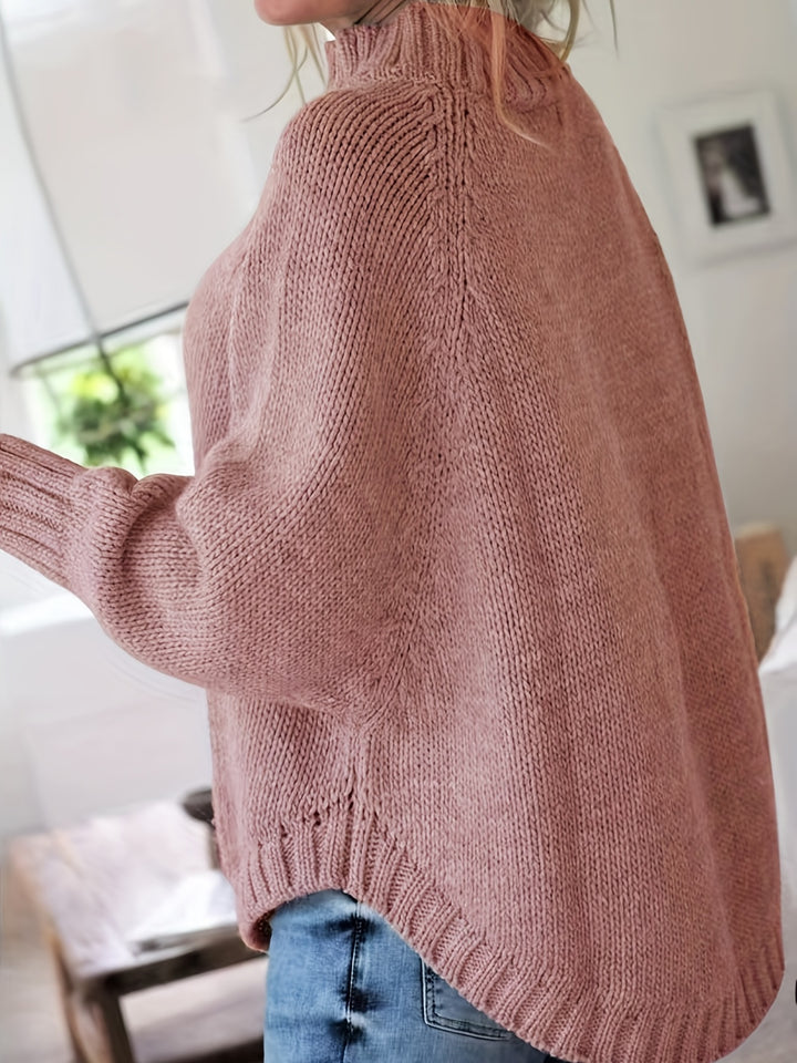 Sabina | Cozy Cable-Knit High-Neck Sweater