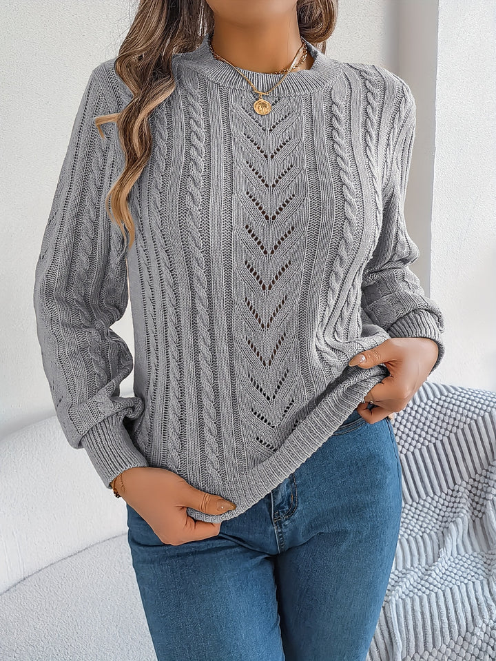 Marissa | Textured Cable-Knit Sweater