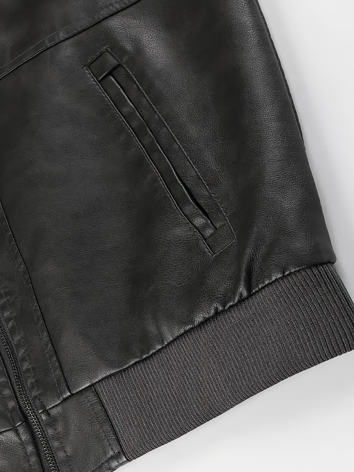 Dorian | Hooded Moto Jacket