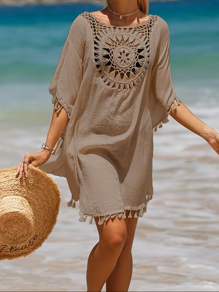 Marguerite | Crochet-Detail Beach Cover-Up