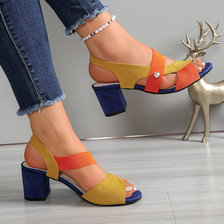 Josephine | Cushioned Block Heel Sandals