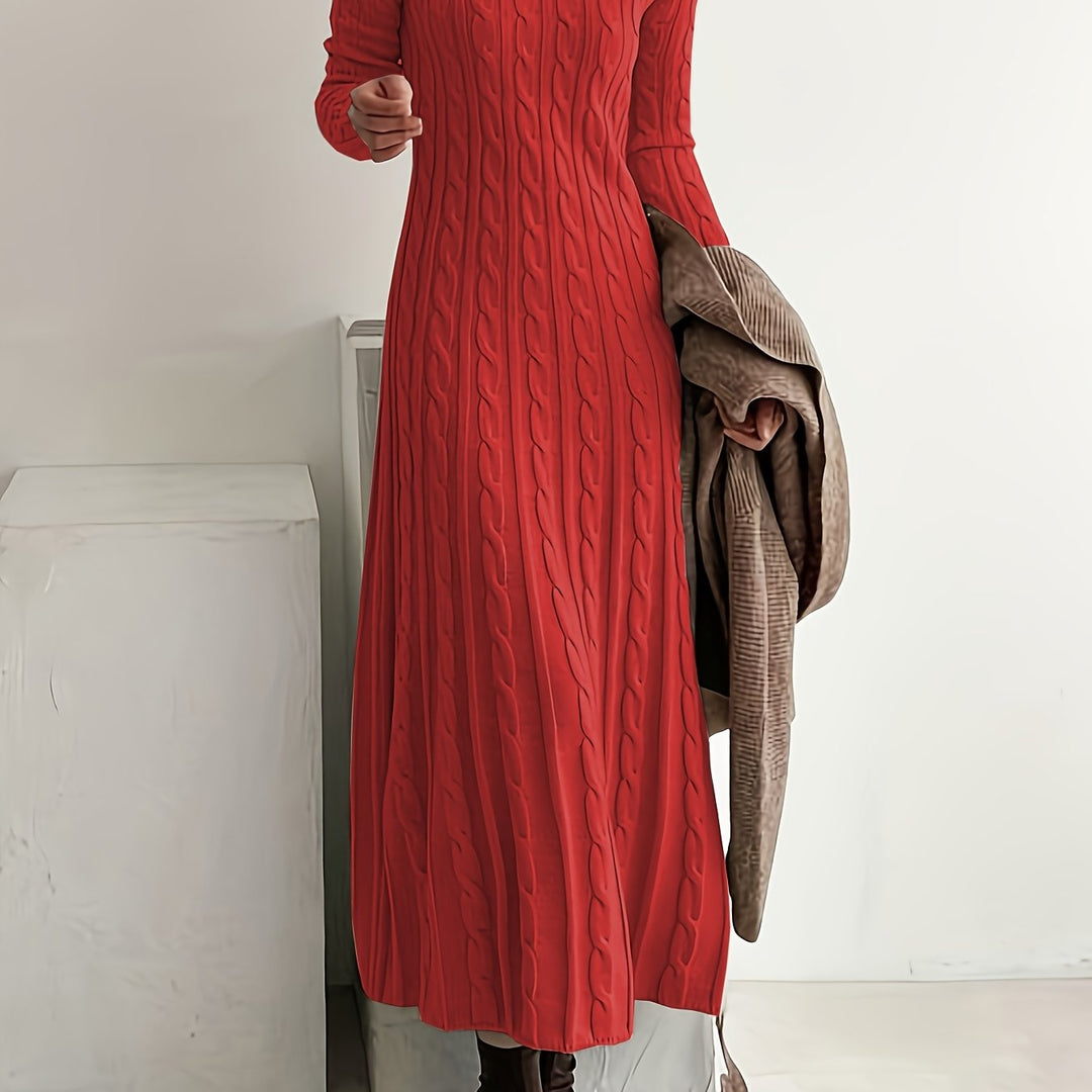 Gemma | Textured Knit Maxi Dress