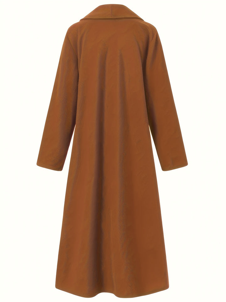 Tabitha | Floor-Length Draped Coat