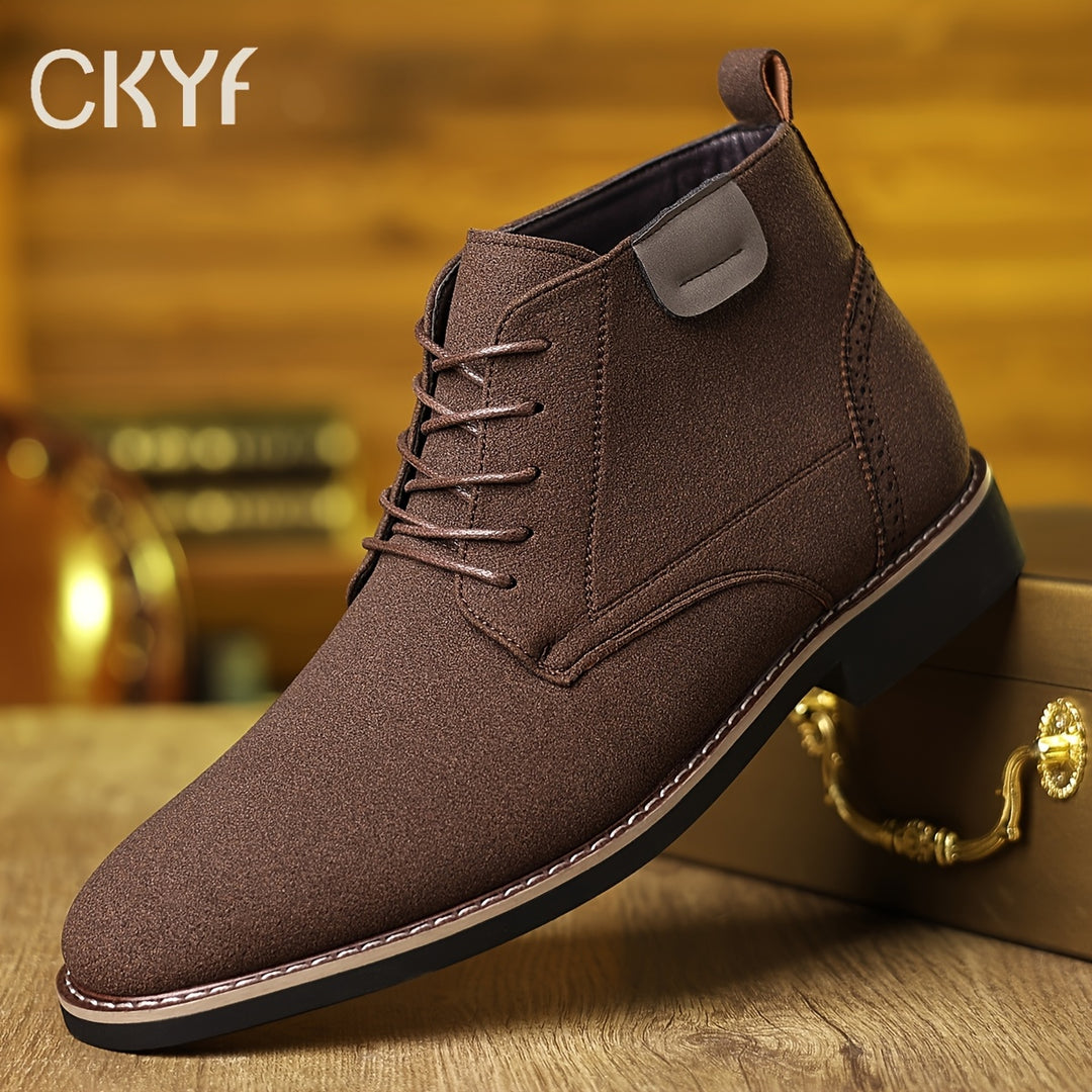 Carter | Refined Lace-Up Ankle Boots